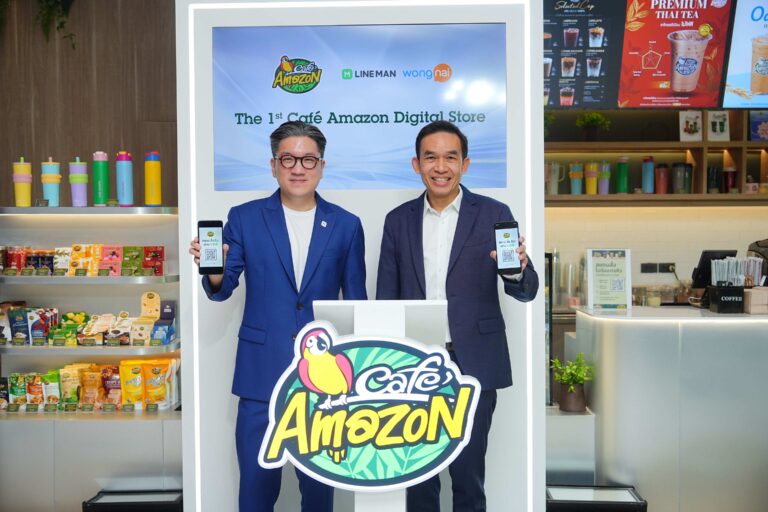 02 - LINE MAN Wongnai จับมือ Café Amazon เปิดตัว Digital Store แห่งแรกขอ_